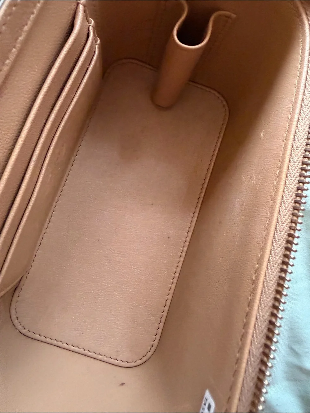 CHANEL Quilted Mini Vanity Bag in Taupe